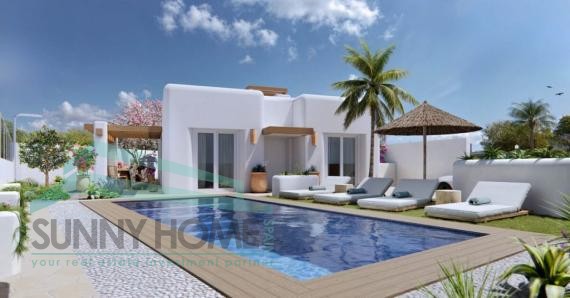 villa ibizenca en Polop